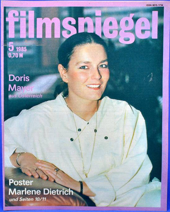 FILMSPIEGEL magazine side cover Issue 5  1985