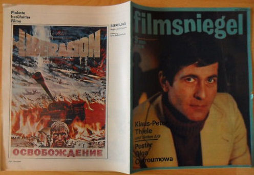 FILMSPIEGEL magazine side cover Issue 9  1985