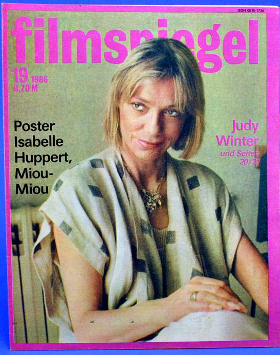 FILMSPIEGEL magazine side cover Issue 19  1986