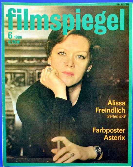 FILMSPIEGEL magazine side cover Issue 6  1986
