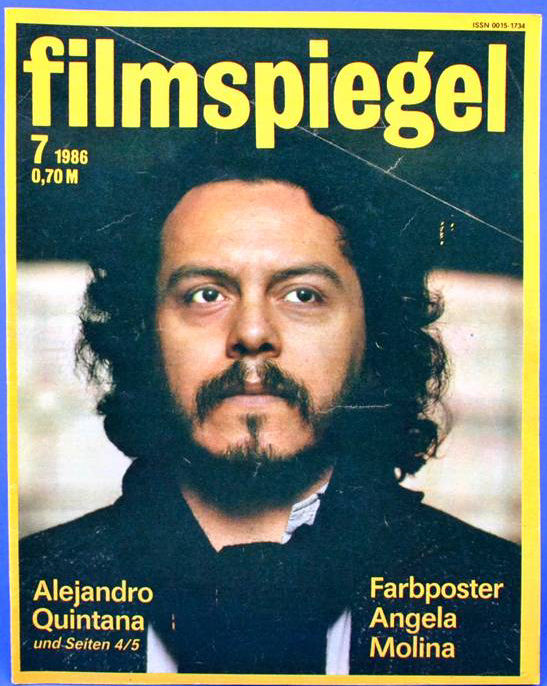 FILMSPIEGEL magazine side cover Issue 7  1986