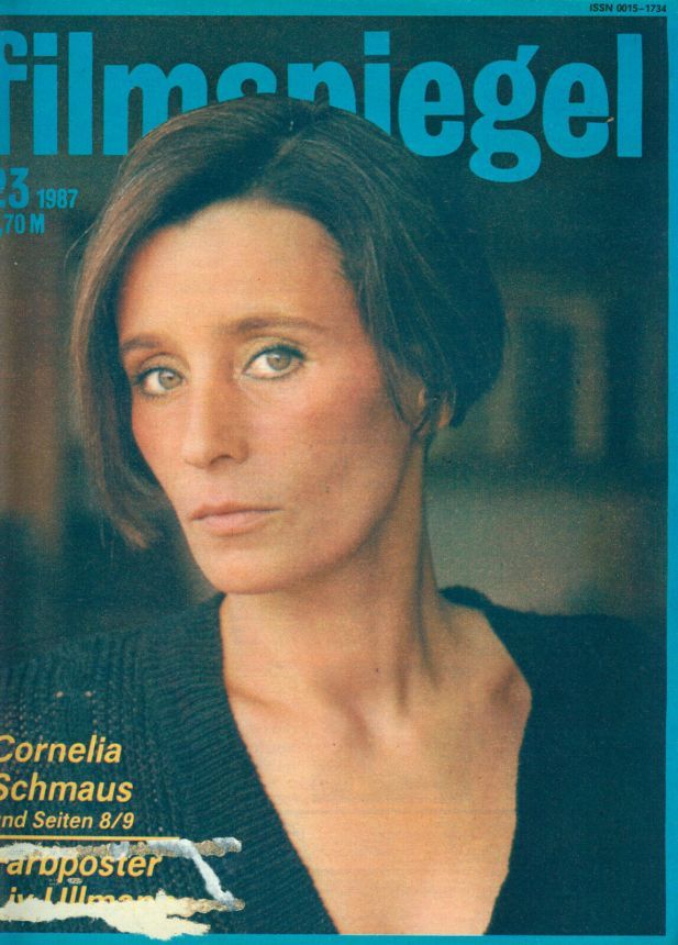 FILMSPIEGEL magazine side cover Issue 23  1987