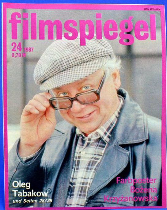FILMSPIEGEL magazine side cover Issue 24  1987