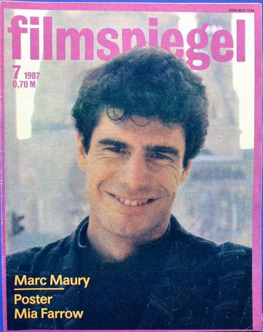 FILMSPIEGEL magazine side cover Issue 7  1987