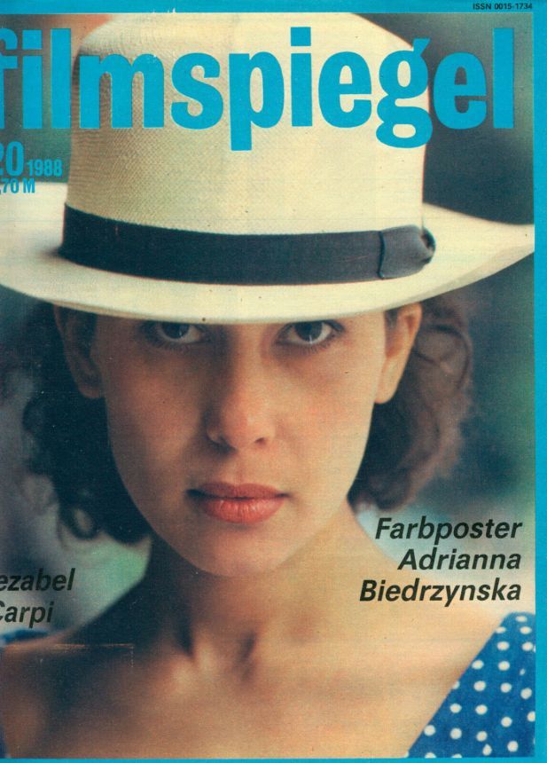 FILMSPIEGEL magazine side cover Issue 20  1988