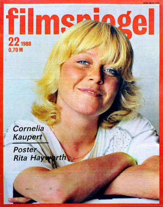 FILMSPIEGEL magazine side cover Issue 22  1988