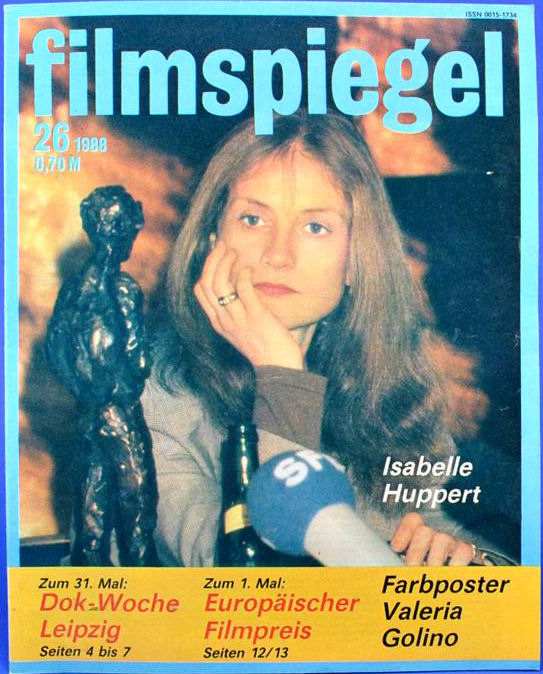 FILMSPIEGEL magazine side cover Issue 26  1988