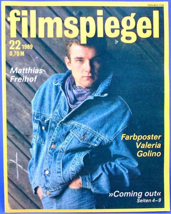 FILMSPIEGEL magazine side cover Issue 22  1989