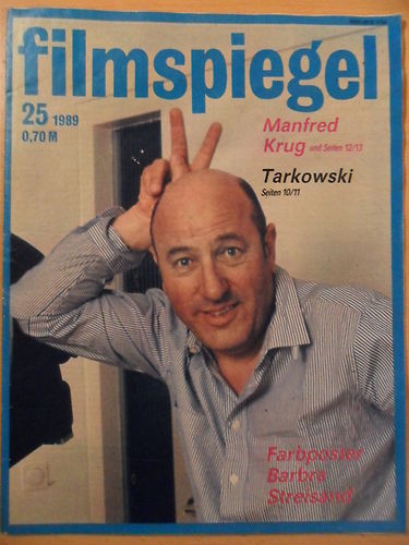 FILMSPIEGEL magazine side cover Issue 25  1989