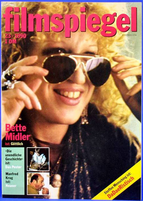 FILMSPIEGEL magazine side cover Issue 23  1990