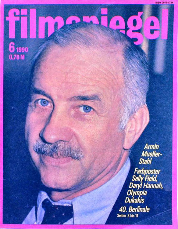 FILMSPIEGEL magazine side cover Issue 6  1990
