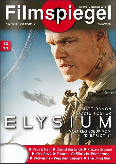 FILMSPIEGEL (1997 PLUS) magazine side cover Issue 201 December 2013