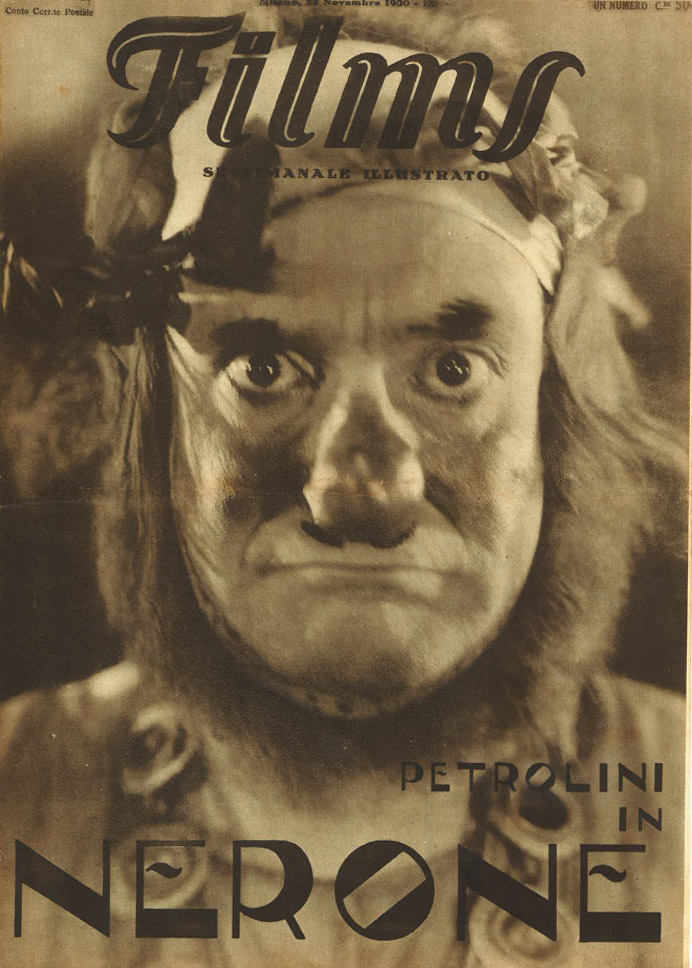 FILMS (ITALY) magazine side cover 22 November 1930