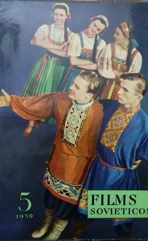FILMS SOVIETICOS magazine side cover Issue 5   1959