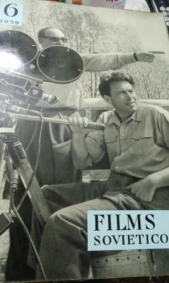 FILMS SOVIETICOS magazine side cover Issue 6   1959