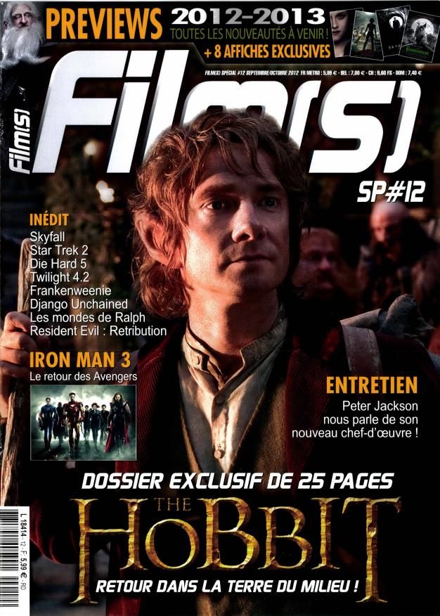 FILM(S) SPECIAL magazine side cover Issue 12 September/October 2012