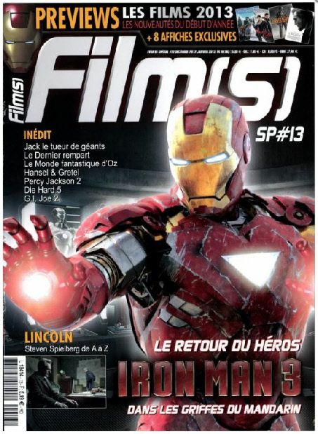 FILM(S) SPECIAL magazine side cover Issue 13 December 2012