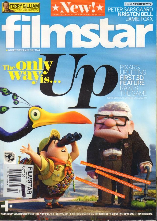 FILMSTAR magazine side cover Issue 5 October 2009