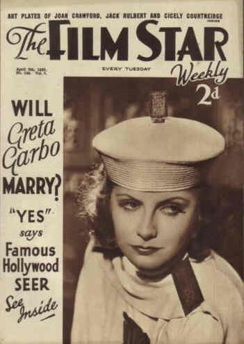 FILM STAR WEEKLY | THE magazine side cover Issue 124 6 April 1935