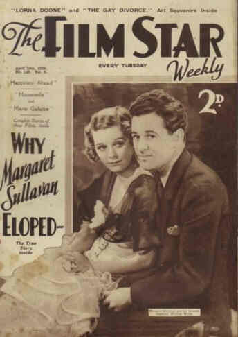 FILM STAR WEEKLY | THE magazine side cover Issue 125 13 April 1935