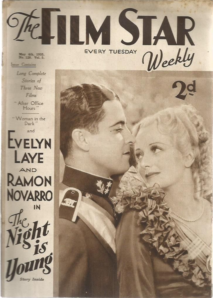 FILM STAR WEEKLY | THE magazine side cover Issue 128 4 May 1935