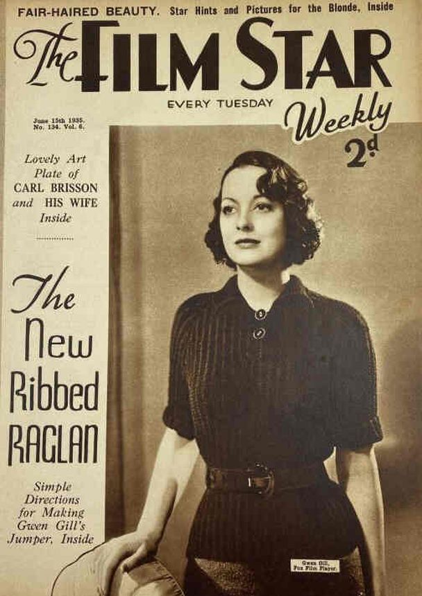 FILM STAR WEEKLY | THE magazine side cover Issue 134 15 June 1935