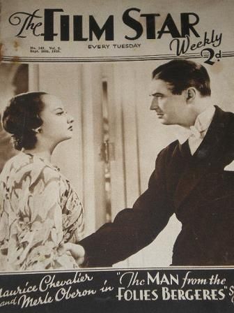 FILM STAR WEEKLY | THE magazine side cover Issue 149 28 September 1935