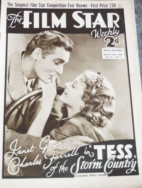 FILM STAR WEEKLY | THE magazine side cover Issue 17 18 March 1933