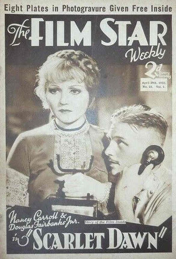 FILM STAR WEEKLY | THE magazine side cover Issue 23 29 April 1933
