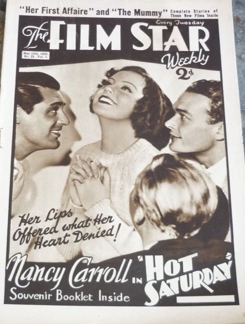 FILM STAR WEEKLY | THE magazine side cover Issue 25 13 May 1933