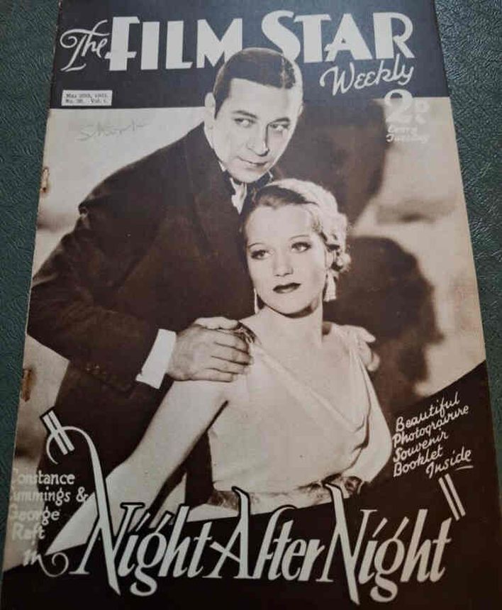 FILM STAR WEEKLY | THE magazine side cover Issue 26 20 May 1933