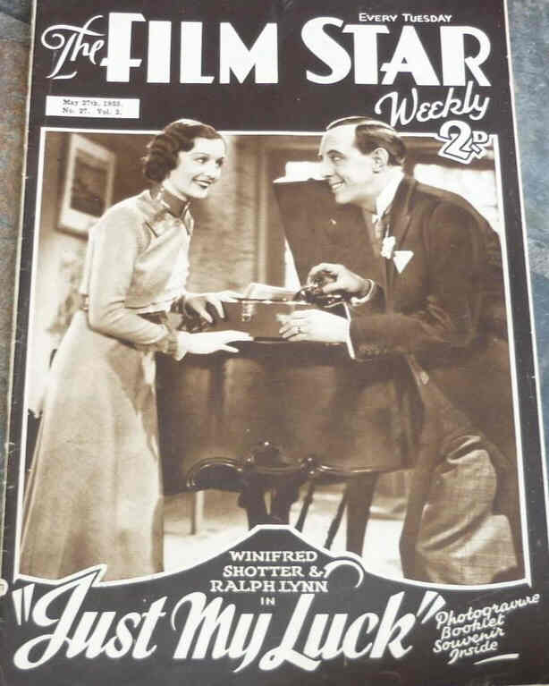 FILM STAR WEEKLY | THE magazine side cover Issue 27 27 May 1933
