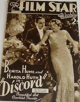 FILM STAR WEEKLY | THE magazine side cover Issue 31 24 June 1933