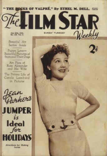 FILM STAR WEEKLY | THE magazine side cover Issue 139 20 July 1935