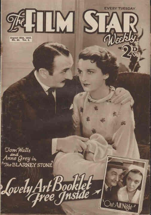 FILM STAR WEEKLY | THE magazine side cover Issue 40 26 August 1933