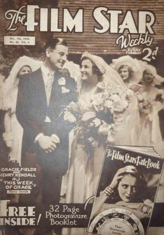 FILM STAR WEEKLY | THE magazine side cover Issue 46 7 October 1933