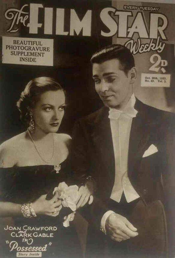 FILM STAR WEEKLY | THE magazine side cover Issue 49 28 October 1933