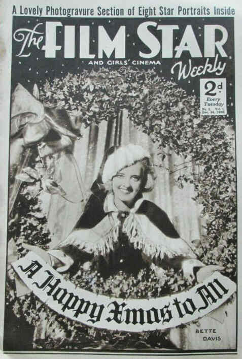 FILM STAR WEEKLY | THE magazine side cover Issue 5 24 December 1932