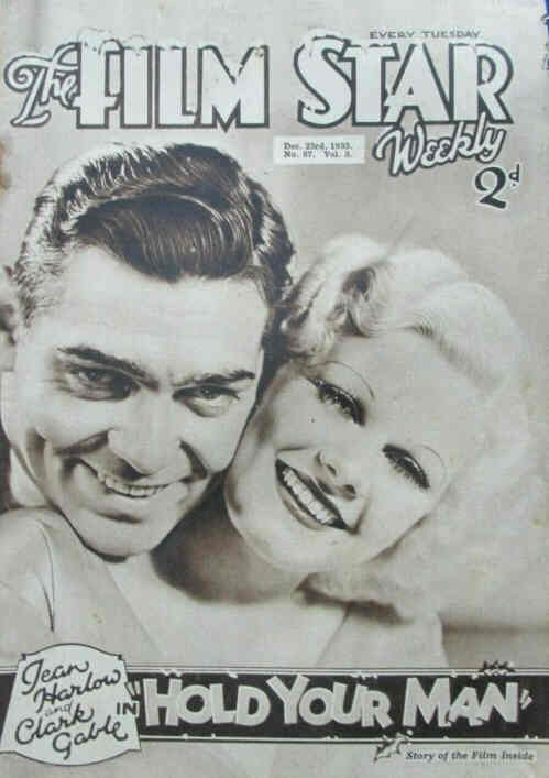 FILM STAR WEEKLY | THE magazine side cover Issue 57 23 December 1933