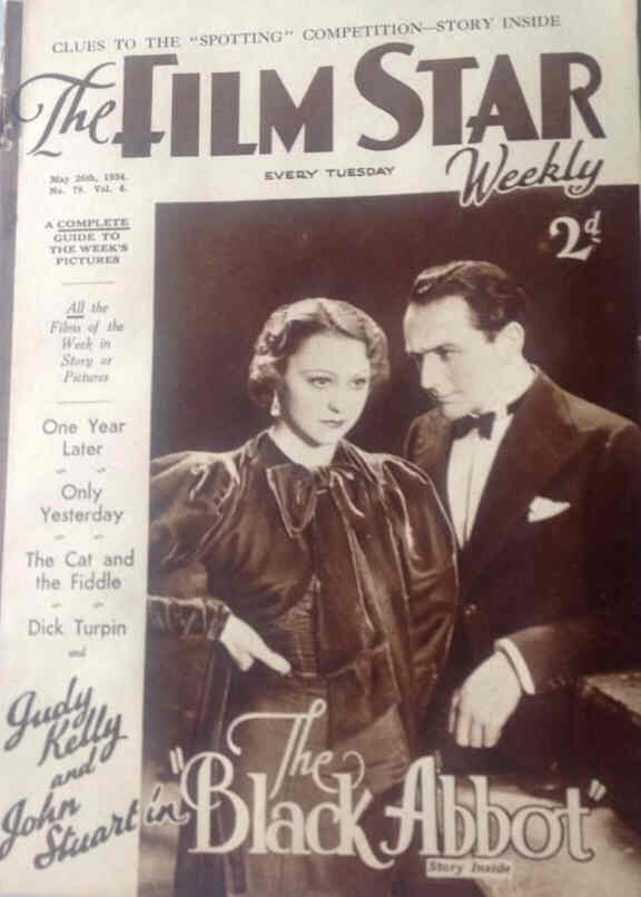 FILM STAR WEEKLY | THE magazine side cover Issue 79 26 May 1934