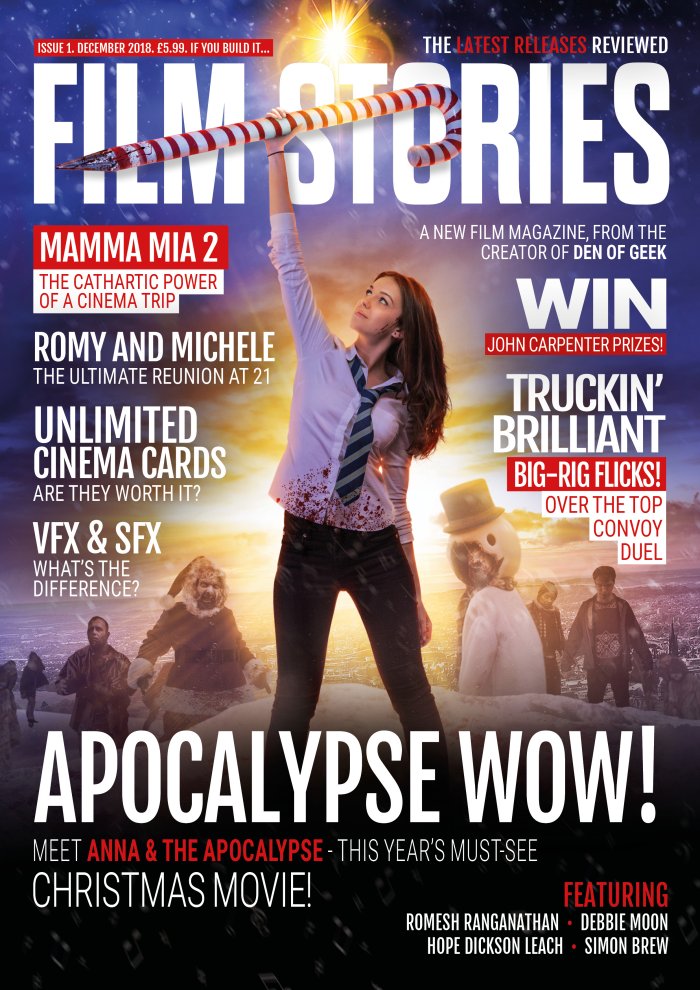 FILM STORIES (UK) magazine side cover Issue 1  December 2018
