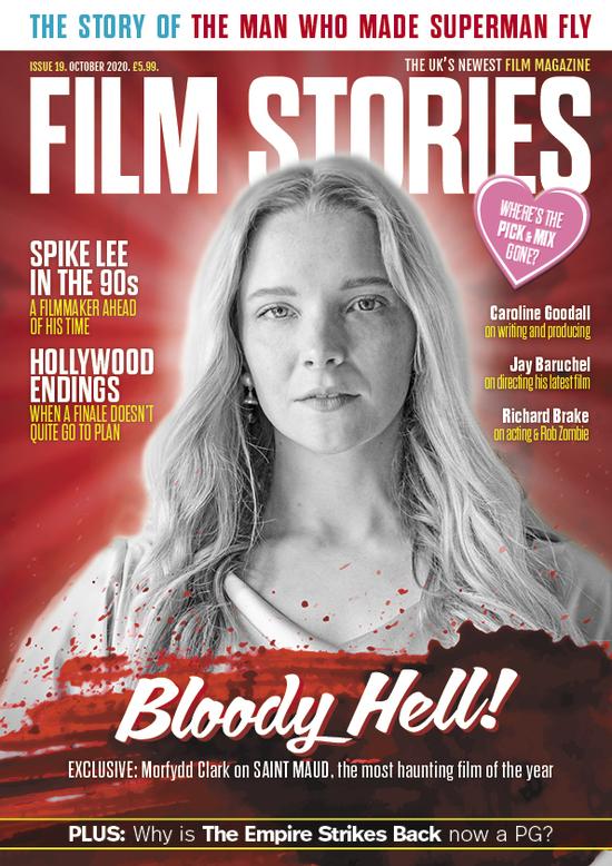 FILM STORIES (UK) magazine side cover Issue 19  October 2020