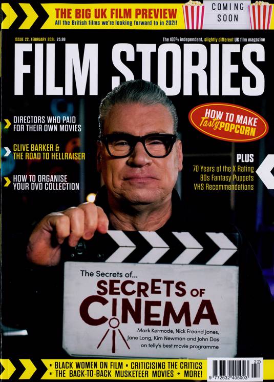 FILM STORIES (UK) magazine cover Issue 22  February 2021