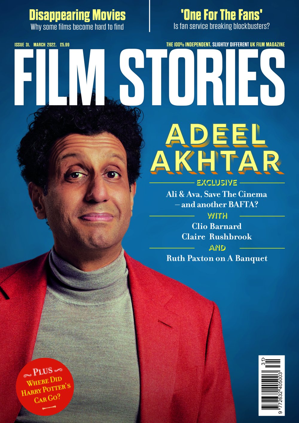 FILM STORIES (UK) magazine cover Issue 31  March 2022