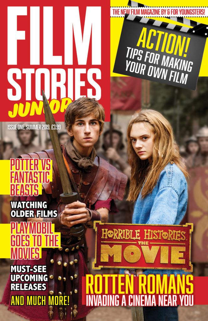 FILM STORIES JUNIOR magazine side cover Issue 1 Summer 2019