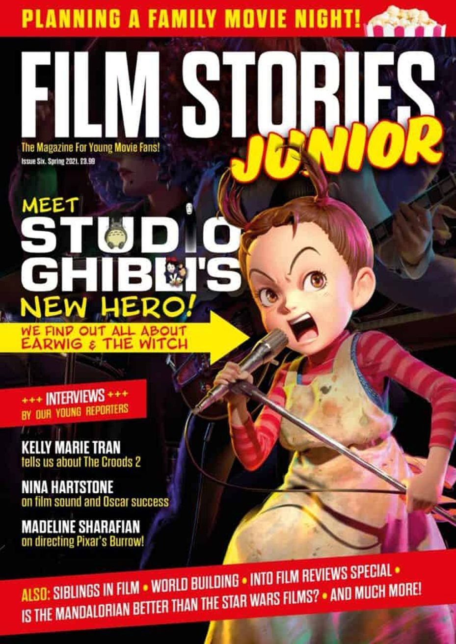 FILM STORIES JUNIOR magazine side cover Issue 6 Spring 2021