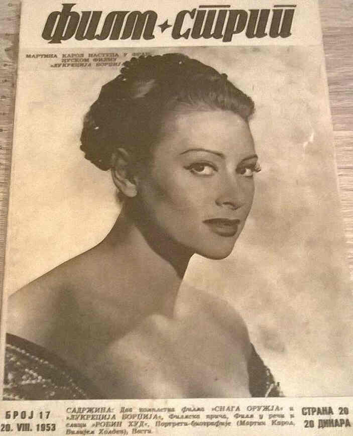 FILM STRIP magazine side cover Issue 17 20 August 1953