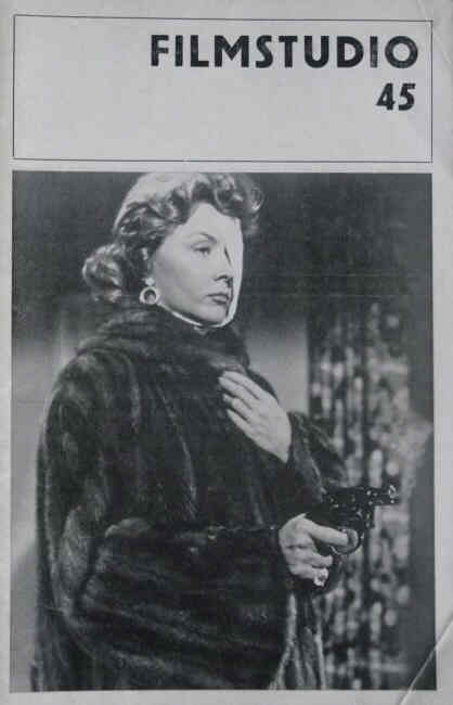 FILMSTUDIO magazine side cover Issue 45  1964