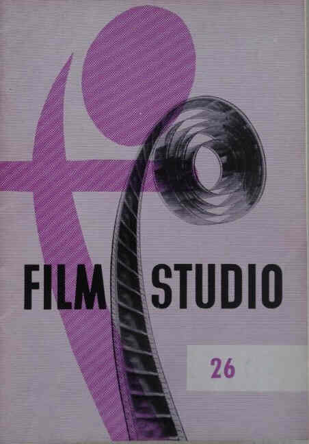 FILMSTUDIO magazine side cover Issue 26  March/July 1959