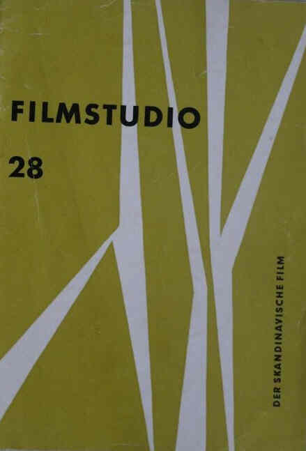 FILMSTUDIO magazine side cover Issue 28  March/April 1960